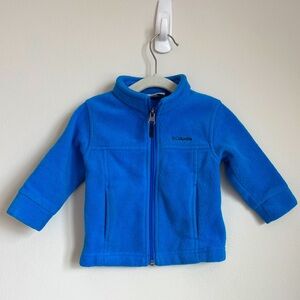 Columbia Infant Fleece Full Zip Blue Sz 6-12mo | Baby Benton Springs Jacket